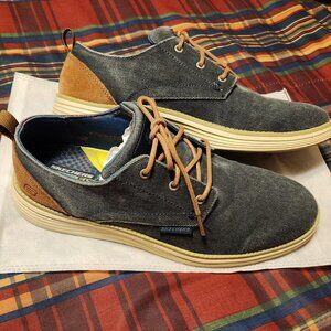 Skechers Men's Classic Fit Air-Cooled Memory Foam Canvas Denim Sneakers - 11 M